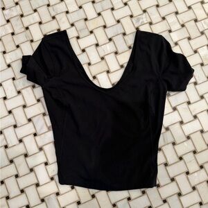 Lululemon Align Black Crop Top